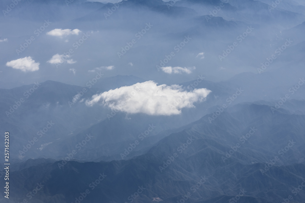 layers of the mountain landscape