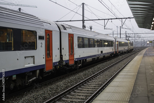 Railway Station in Belgium