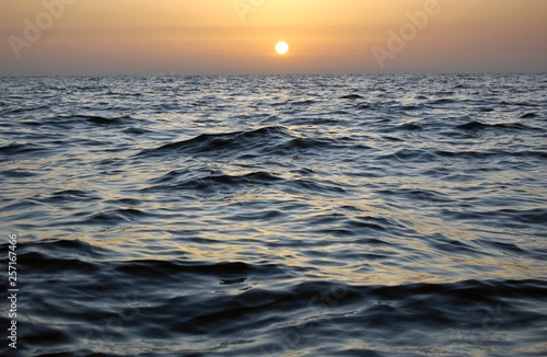 Sunset in the Black Sea.