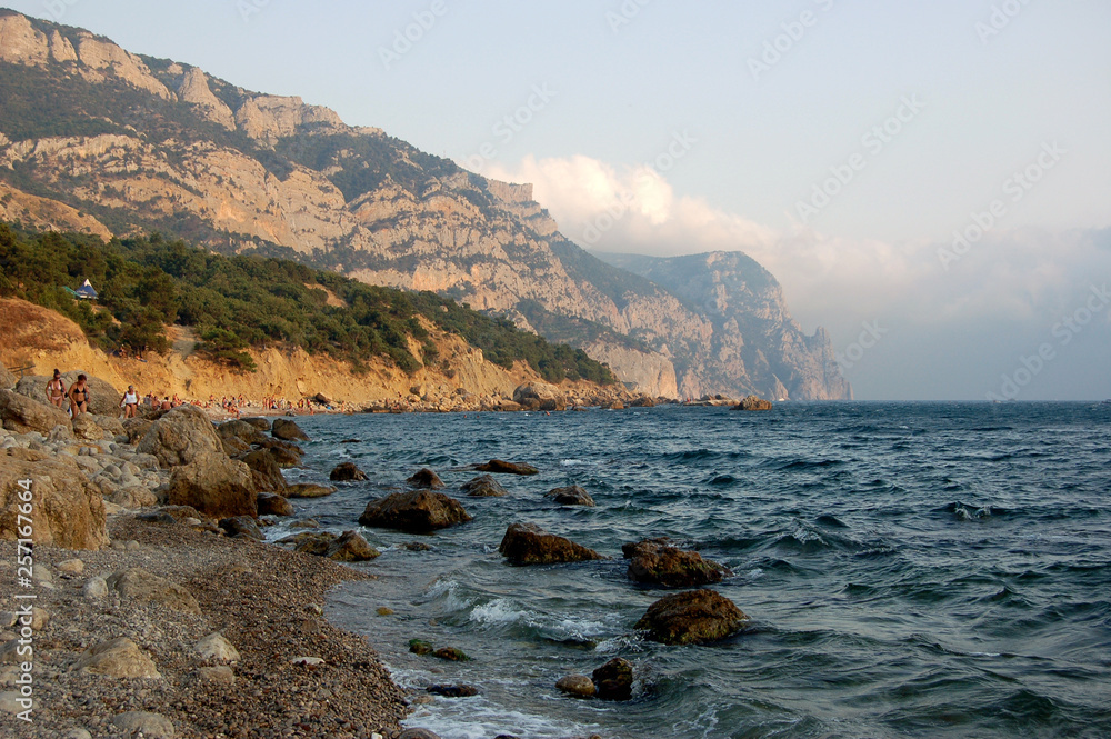 custom made wallpaper toronto digitalBeach near Balaclava. Crimea.