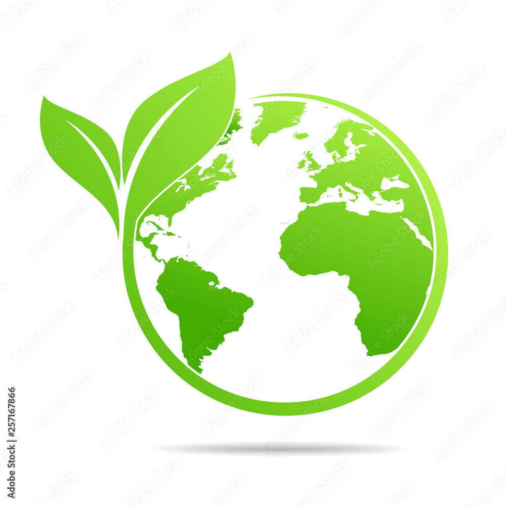 World environmental ,saving logo and ecology friendly concept Vector illustration World environmental ,saving logo and ecology friendly concept Vector illustration