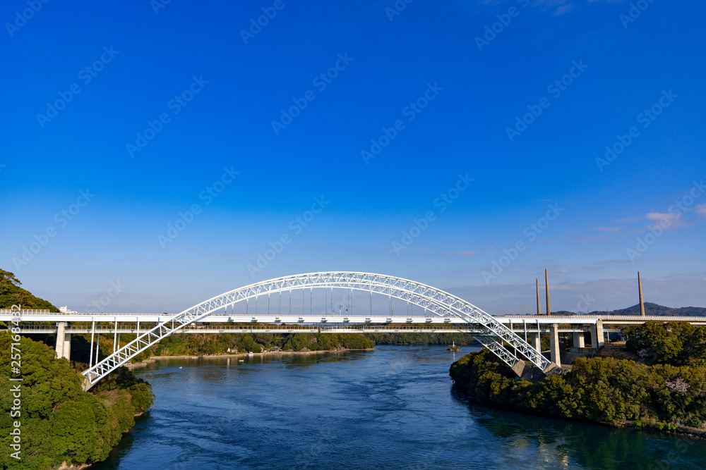 Fototapeta premium [長崎県]新西海橋と針尾瀬戸