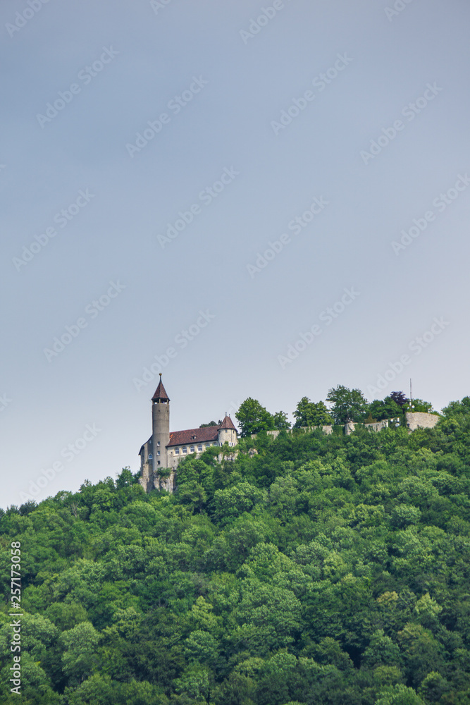Germany, Historic castle teck in swabian alb region Stuttgart
