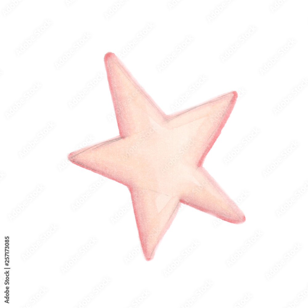 illustration of a star on a white background illustration of a star on a white background