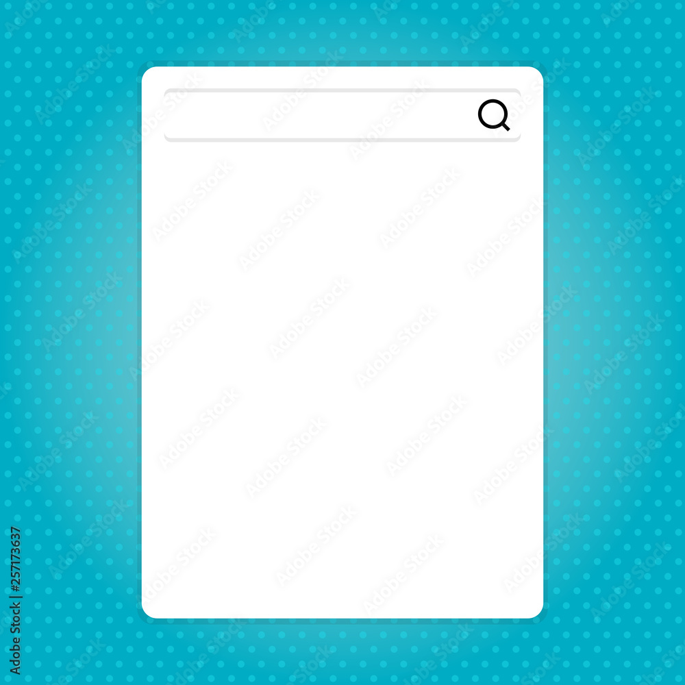 Search Bar with Magnifying Glass Icon photo on Blank Vertical White Screen Copy Space design Empty template text for Ad, promotion, poster, flyer, web banner, article Search Bar with Magnifying Glass Icon photo on Blank Vertical White Screen Copy Space design Empty template text for Ad, promotion, poster, flyer, web banner, article