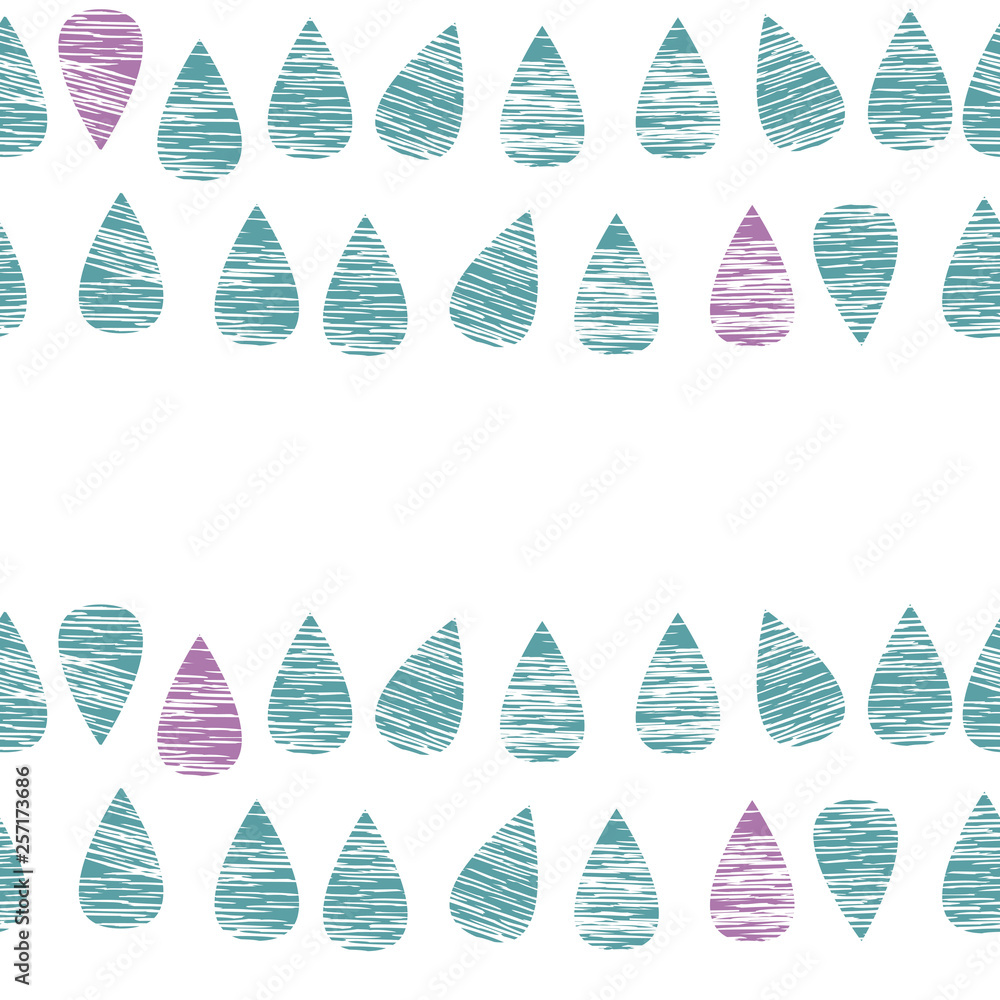 雨だれのデザイン 北欧風のシームレスなパターン Stock Vector Adobe Stock