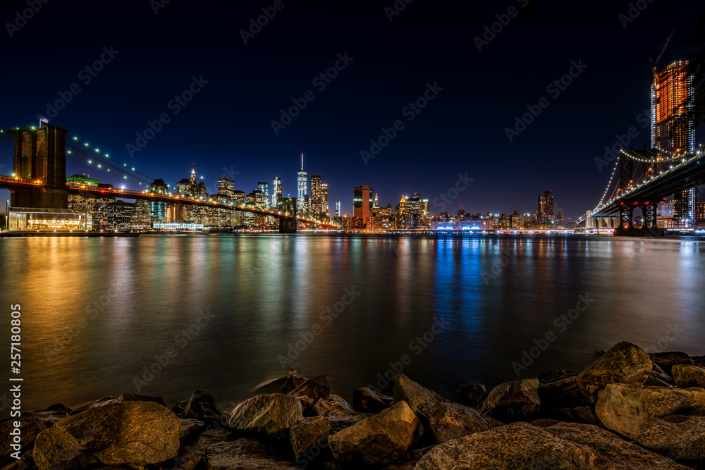 Fototapeta premium Nacht in New York