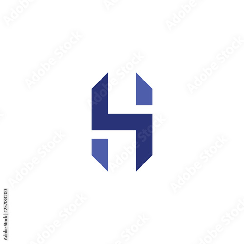 Free Download h logo letter logotype blue icon vector element - GFXLoad