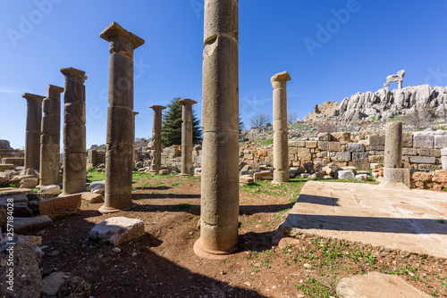 Faqra roman ruins near Feraya, Lebanon photo