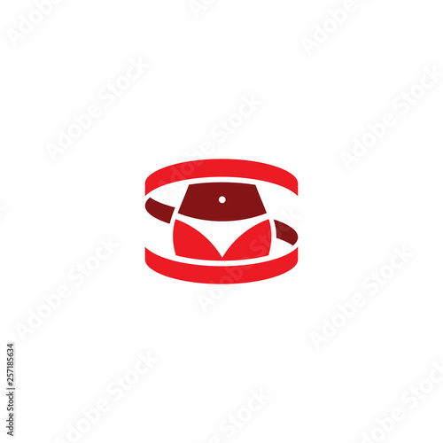 weight loss letter s logo icon
