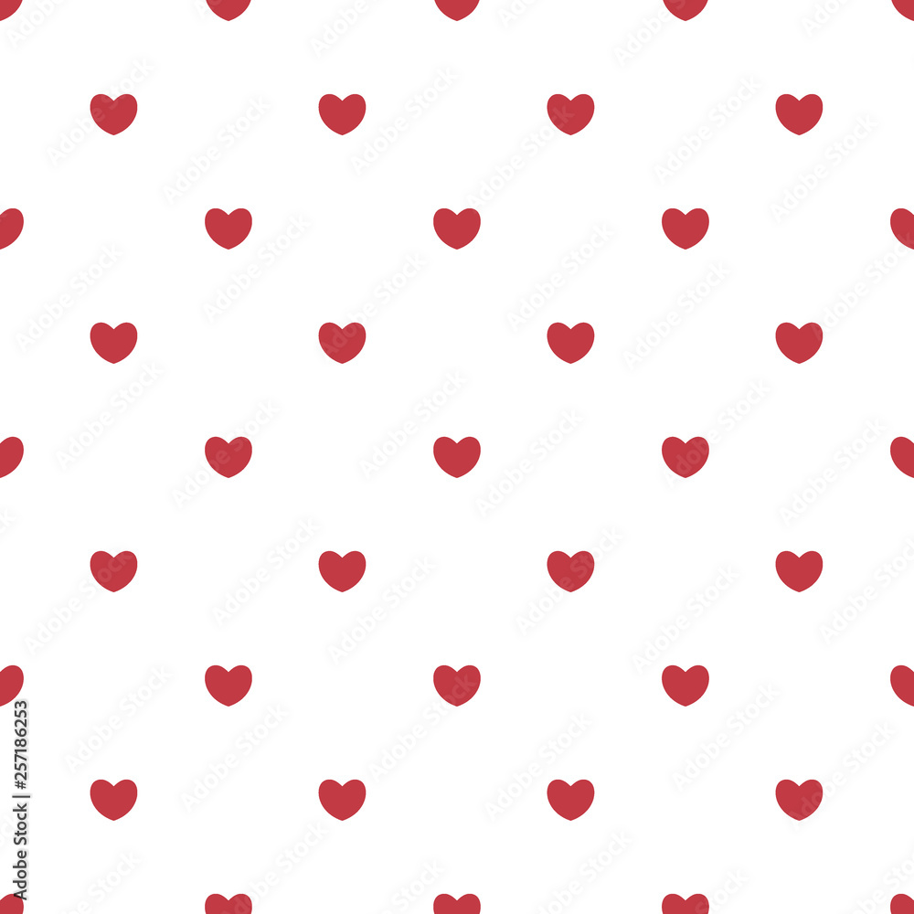 Pink hearts seamless pattern Pink hearts seamless pattern