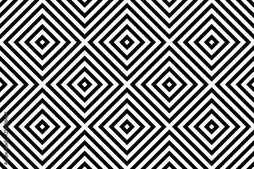 Black and white geometrical pattern