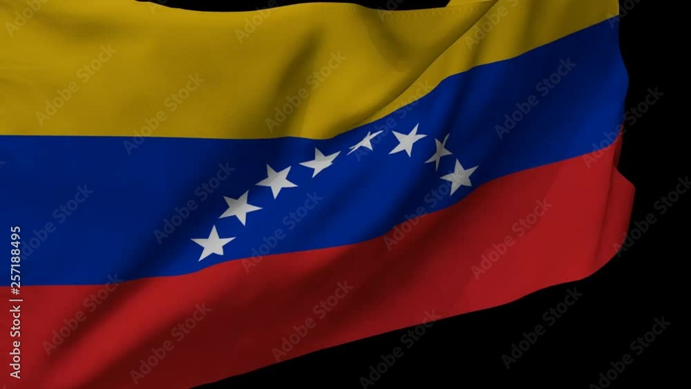 Venezuela Flag Loop - Venezuela waving in the wind. Seamless loop with highly detailed fabric texture. Venezuela Flag Loop - Venezuela waving in the wind. Seamless loop with highly detailed fabric texture.