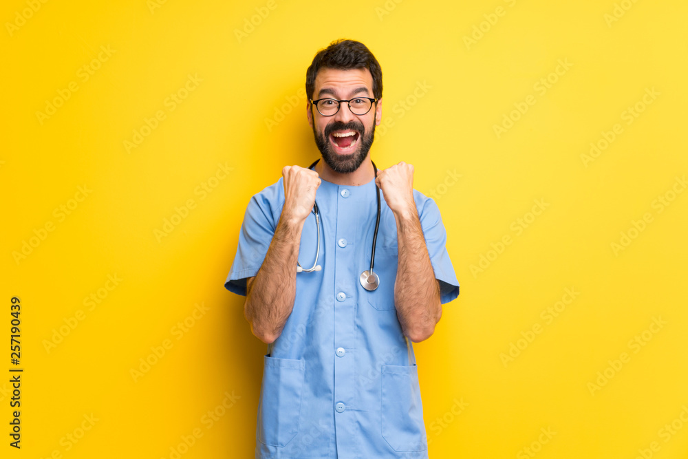 Surgeon doctor man frustrated by a bad situation Surgeon doctor man frustrated by a bad situation