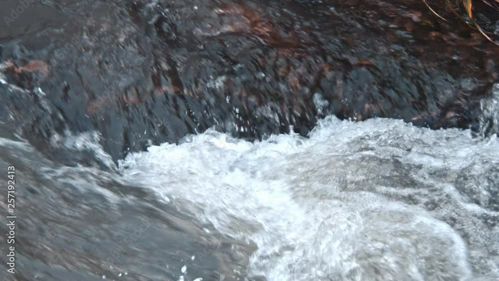White Mountain Stream Water Falling Down White Mountain Stream Water Falling Down