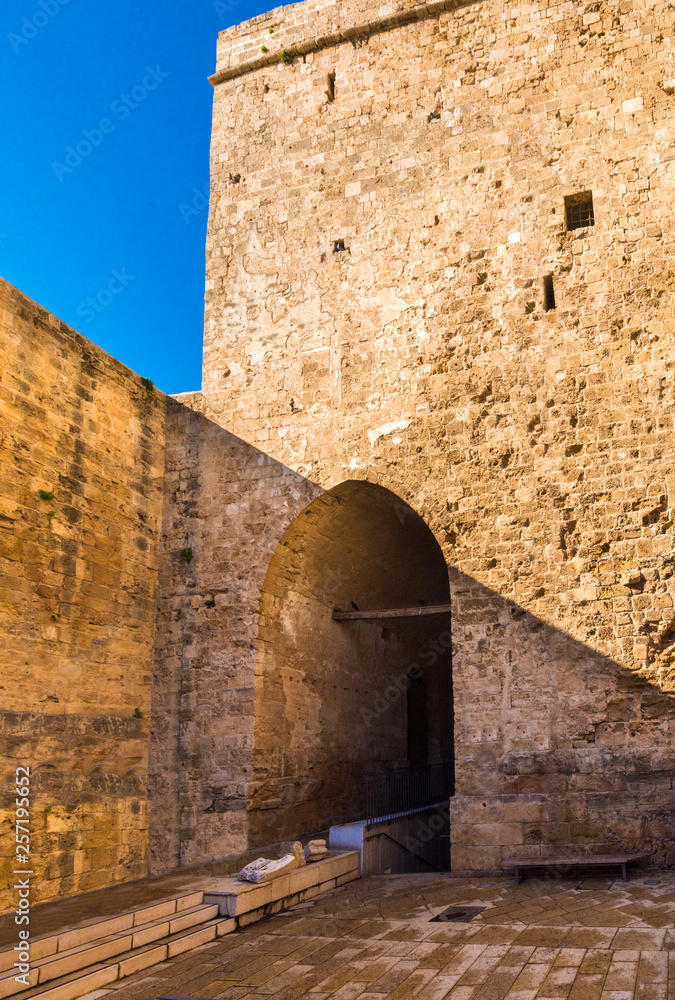 Hospitallerian citadel, fortress of the Crusaders in Akko, Northern District, Israel, Middle East