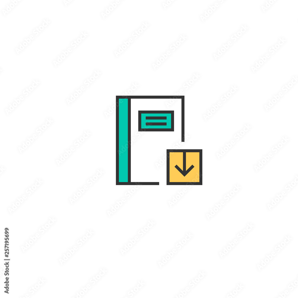 Notebook icon design. Interaction icon vector design Notebook icon design. Interaction icon vector design