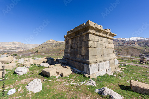 Faqra roman ruins near Feraya, Lebanon photo