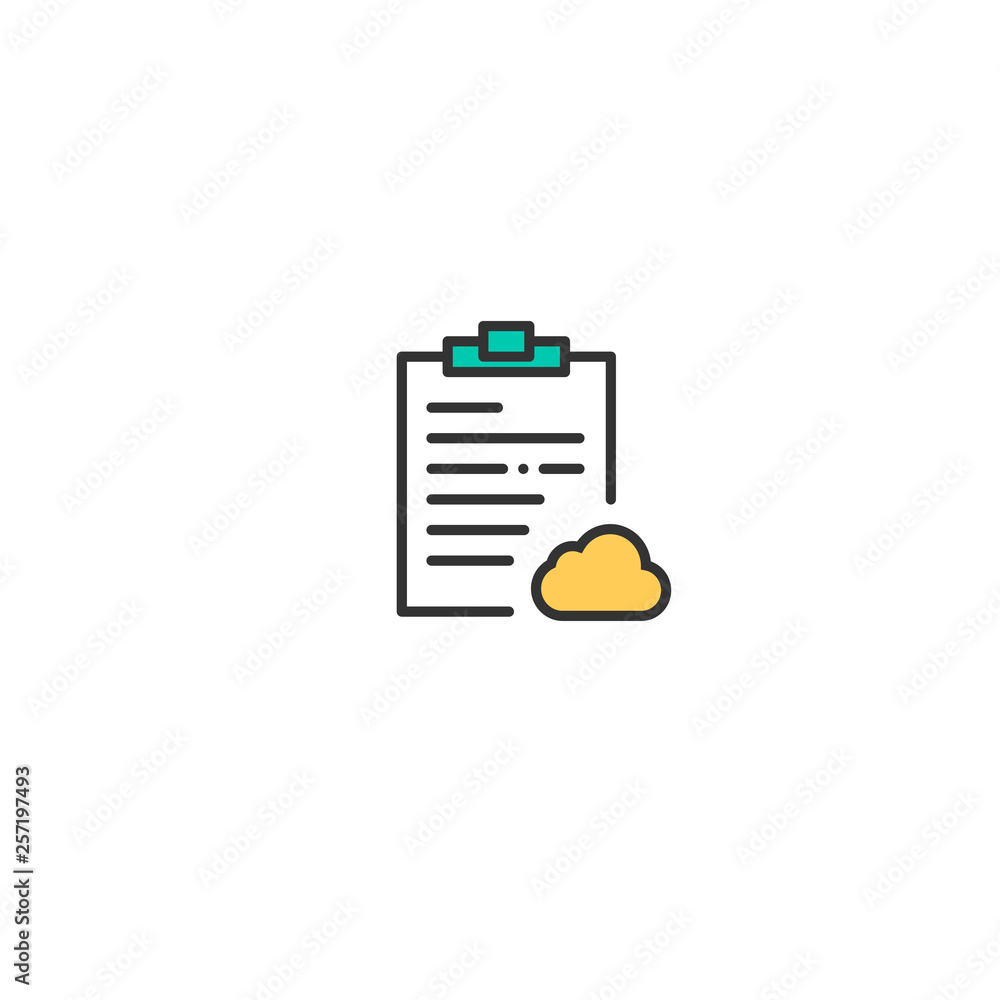 Notepad icon design. Interaction icon vector design Notepad icon design. Interaction icon vector design
