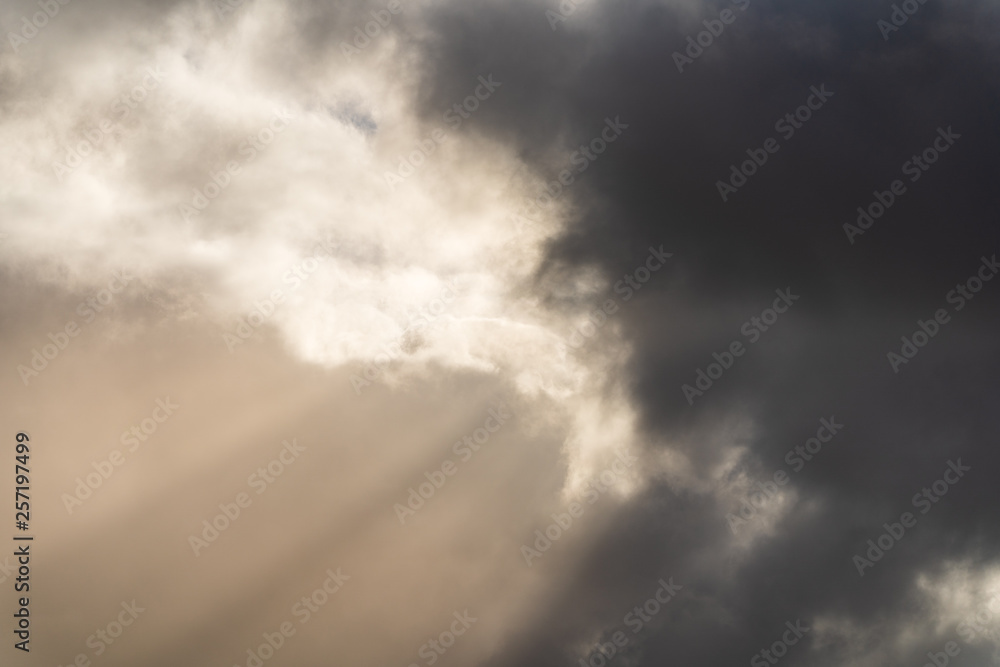 Fototapeta premium clouds with beam of light