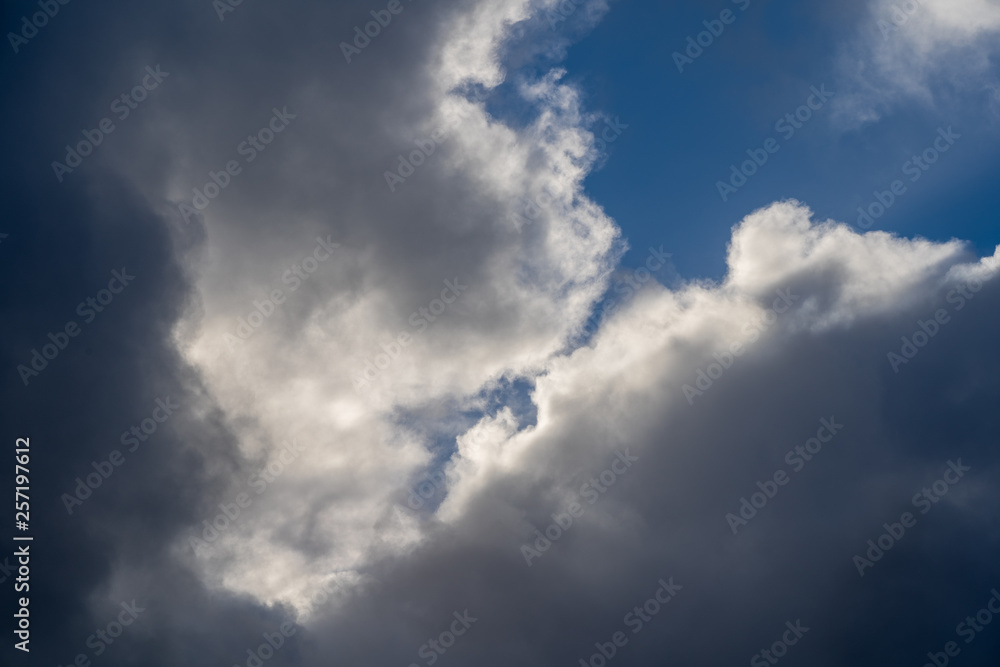 Obraz premium blue sky with clouds