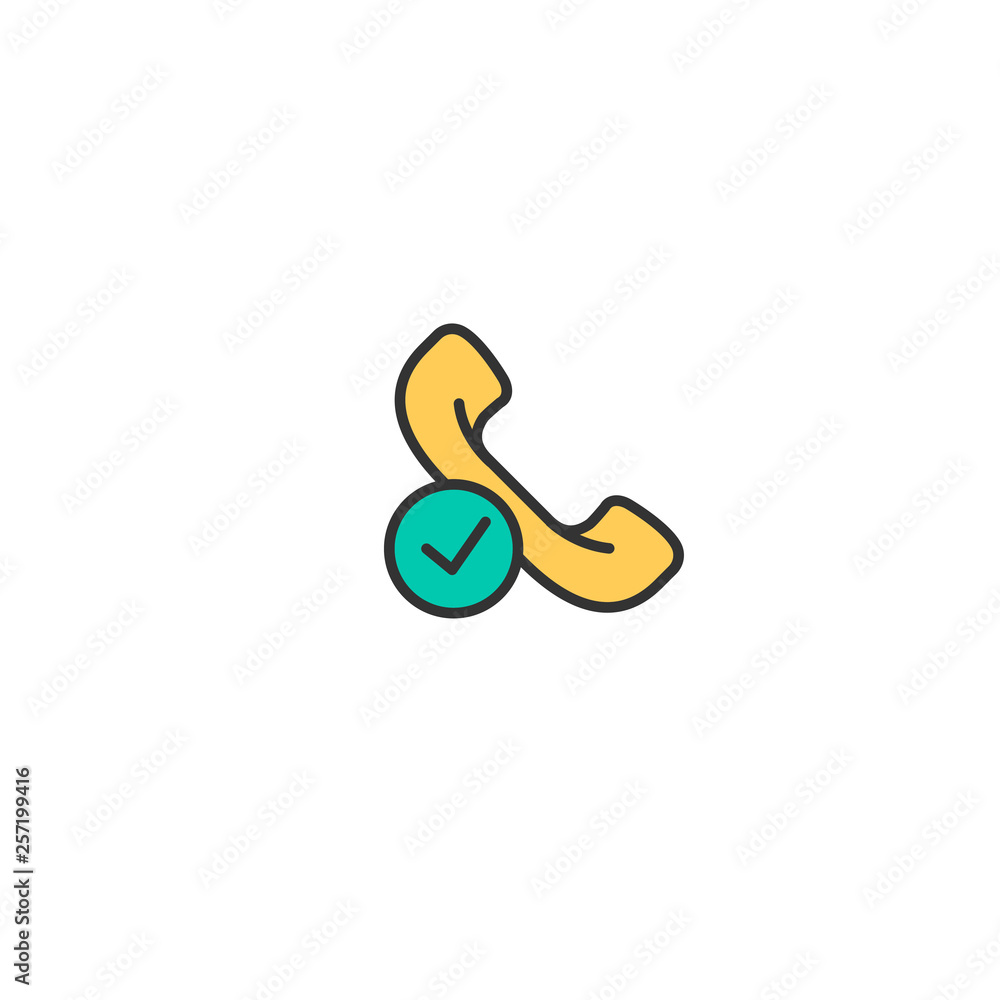 Phone Call icon design. Interaction icon vector design Phone Call icon design. Interaction icon vector design