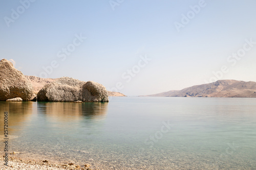 beritnica beach in Pag, Croatia photo