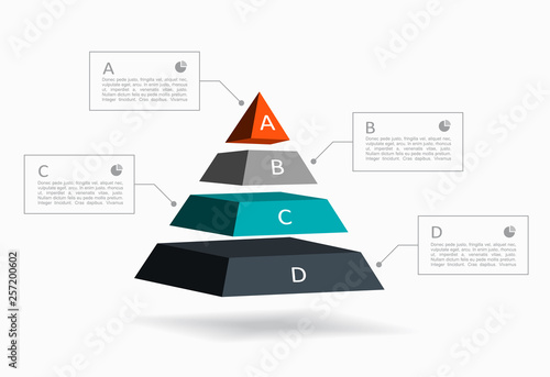 Infographic design template with place for your data. Vector illustration.