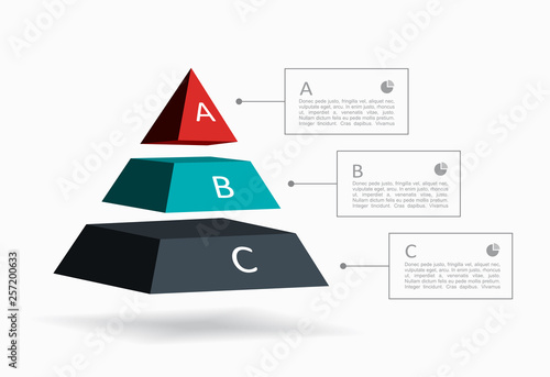 Infographic design template with place for your data. Vector illustration.