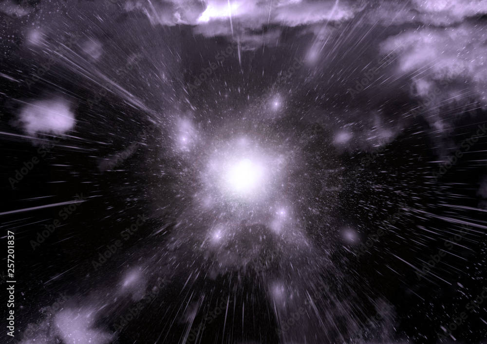 Fototapeta premium galaxy in a free space