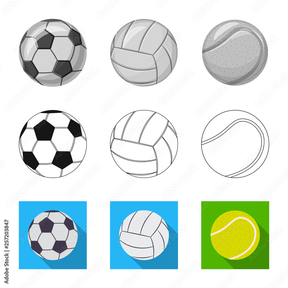 Vector design of sport and ball logo. Collection of sport and athletic vector icon for stock. Vector design of sport and ball logo. Collection of sport and athletic vector icon for stock.