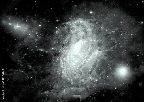 galaxy in a free space