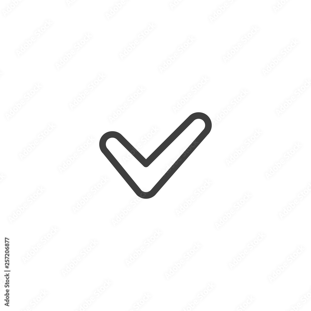 Accepted icon. Tick sign Accepted icon. Tick sign