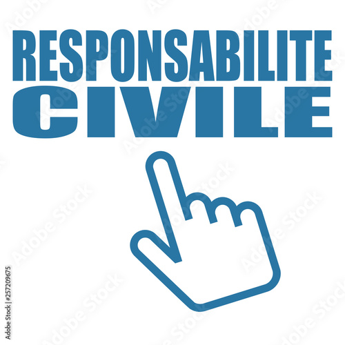 Logo responsabilité civile.