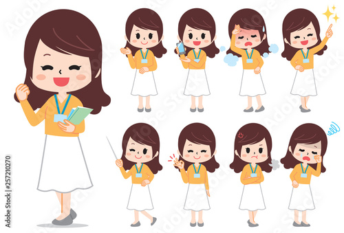 Business woman set