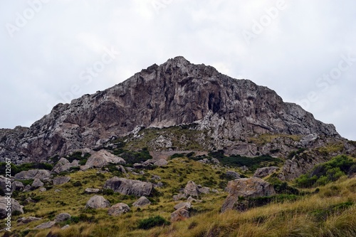 View of the hills and mountains on the way to the Formentor Lighthouse