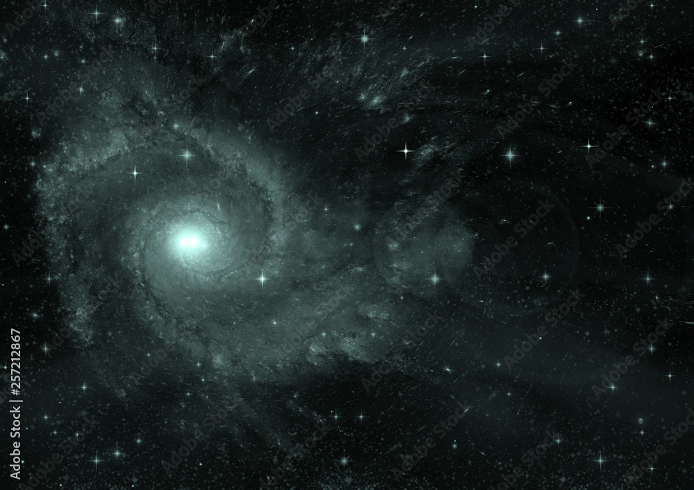 Fototapeta premium galaktyka w wolnej przestrzeni