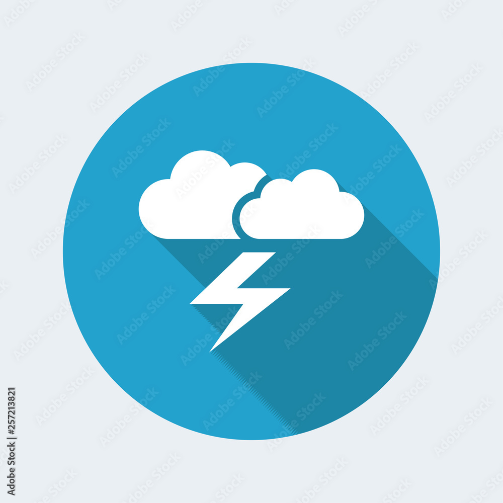 Clouds and lightning. Flat, clean, minimal and isolated vector illustration with minimal and modern design. Clouds and lightning. Flat, clean, minimal and isolated vector illustration with minimal and modern design.
