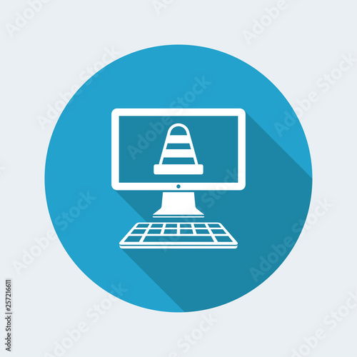 Computer in maintenance status