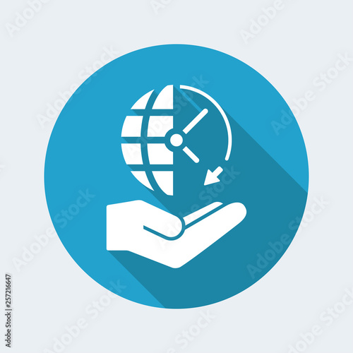 Fast global services icon