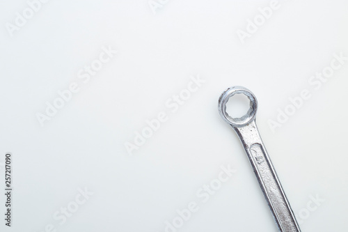 Stainless Steel Wrench close up