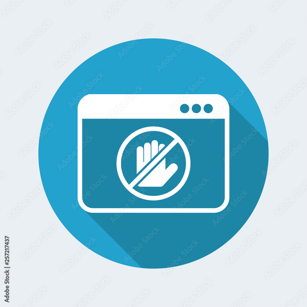 Forbidden acces to private web page Forbidden acces to private web page