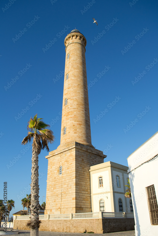 The beacon in Chipiona, Spain.