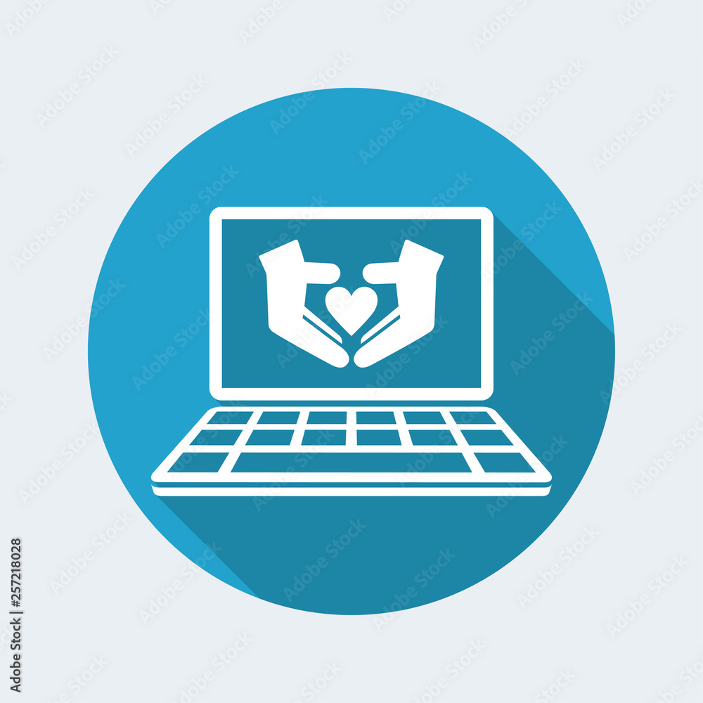Medical assistance online on laptop Medical assistance online on laptop