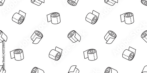 tissue paper poo seamless pattern vector toilet dog scarf isolated repeat wallpaper tile background icon Cartoon doodle illustration