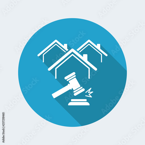 Real estate auction concept