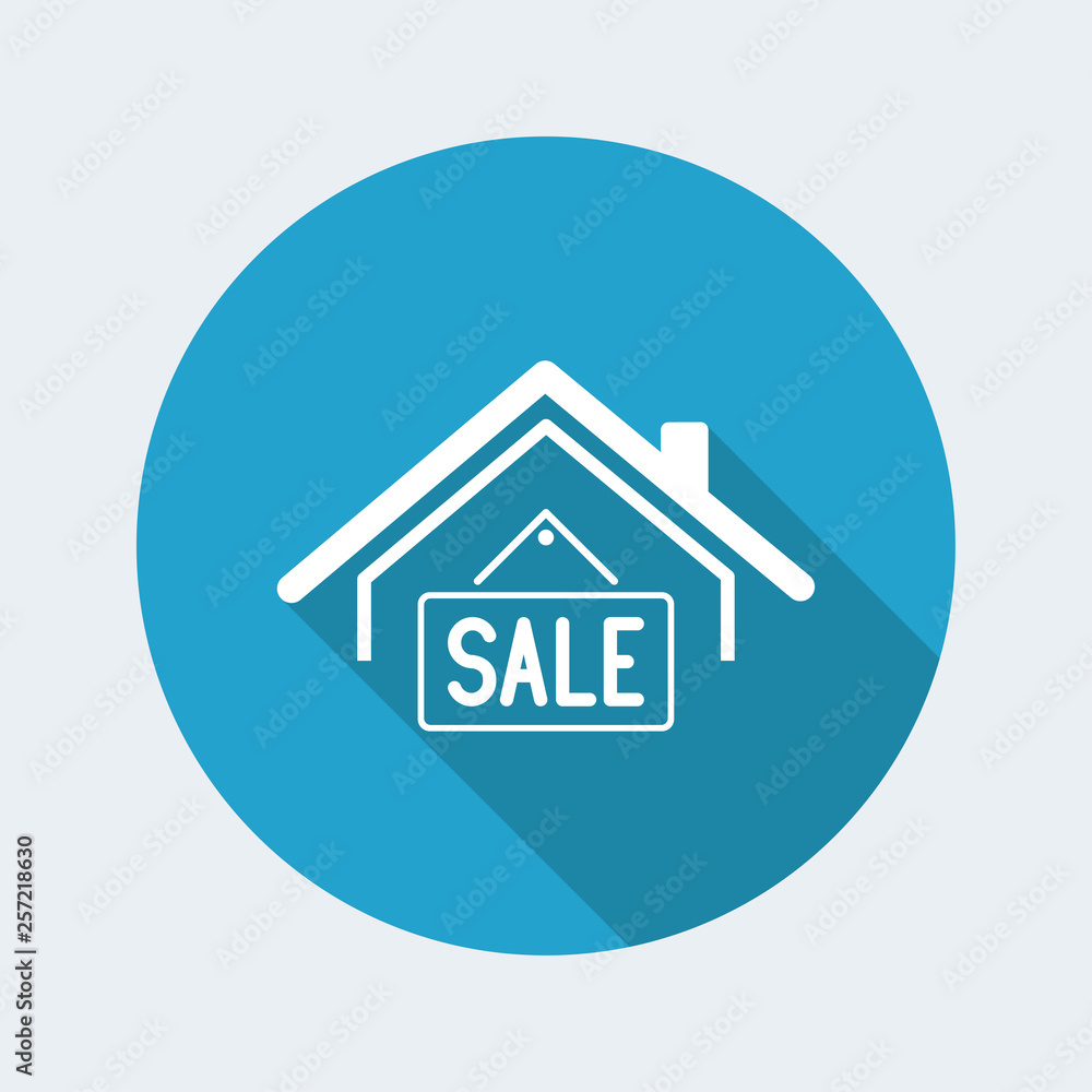 House for sale - Real estate icon House for sale - Real estate icon