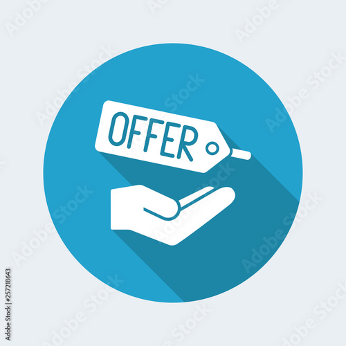 Promotional offer label icon