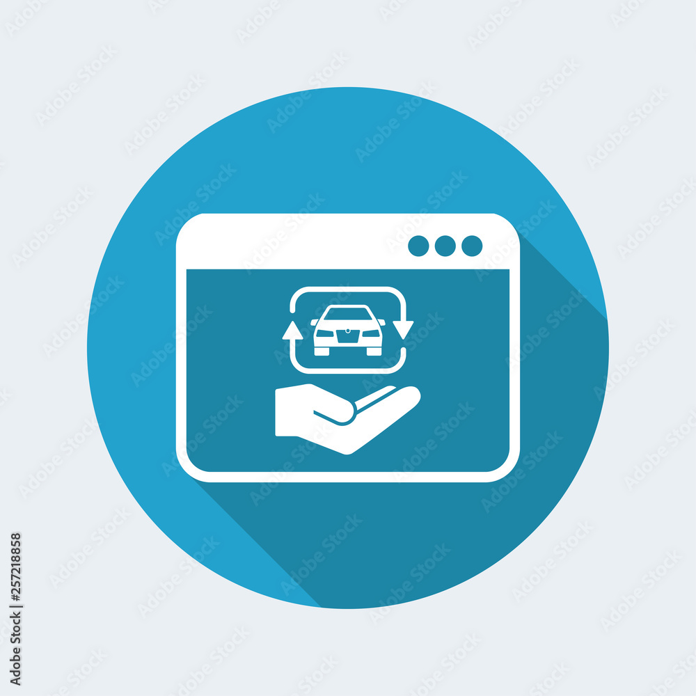 Web page for car rental Web page for car rental