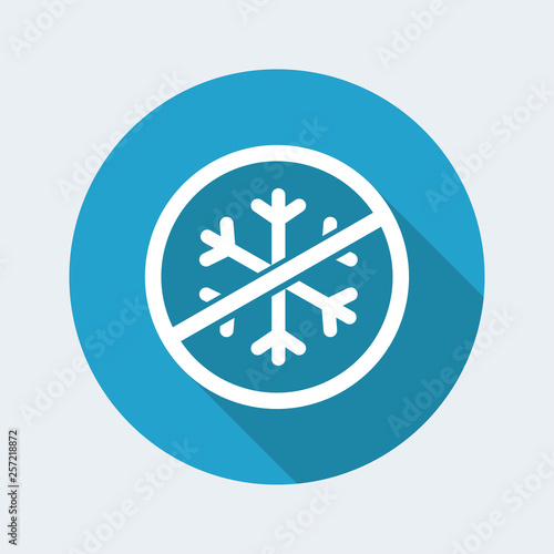 Air conditioning prohibited icon